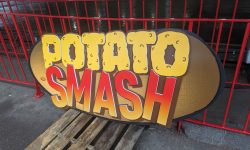 Potato Smash Sign